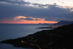 tramonto dall'hotel